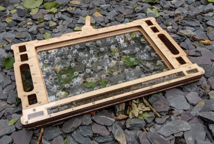 Drop seeder for quick seeding sowing by AquaponicsLab